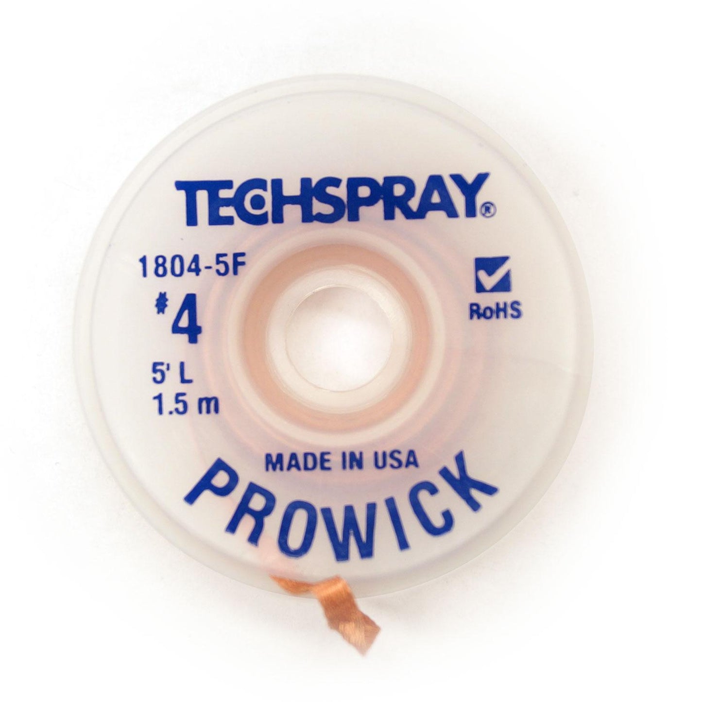 Techspray Pro Wick Solder Wick | 5 ft, 0.098" Wide