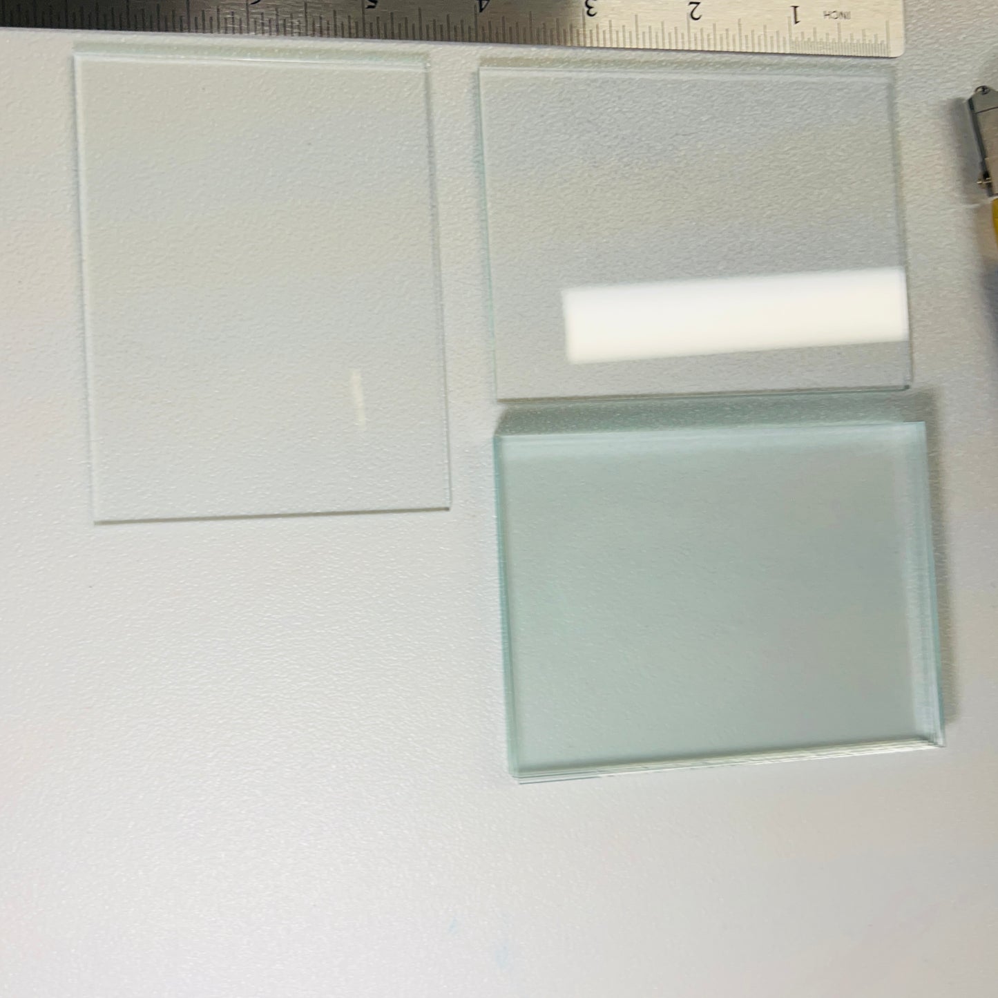 3"x4" Rectangles Clear Flat Glass (3 inch x 4 inch) | 4 or 16 Pack