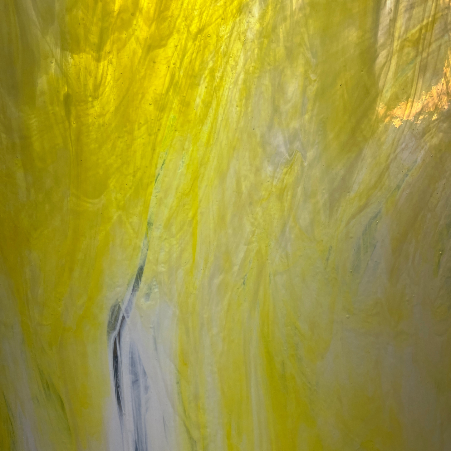 Cadmium Yellow - Olive Oil Stained Glass – Wissmach - 2 Sheets