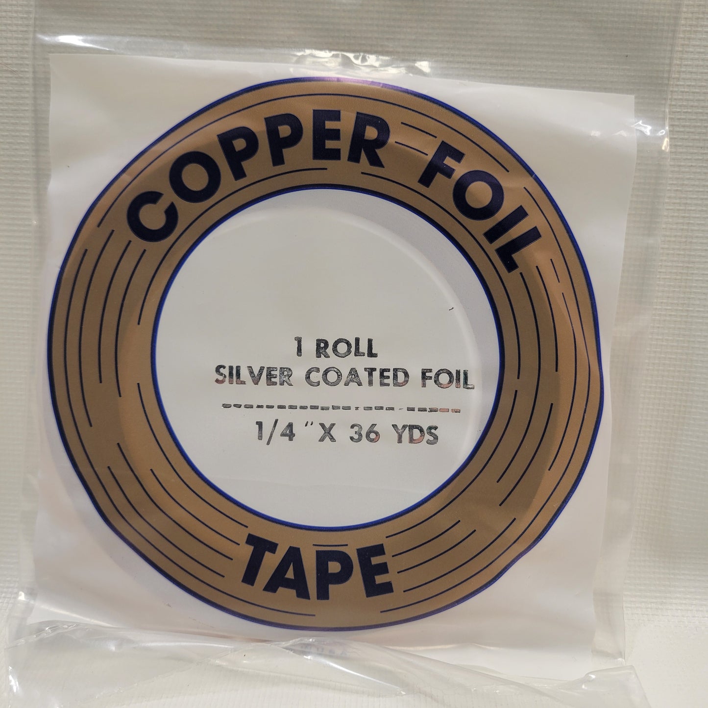 1/4" EDCO Silver Back Copper Foil Tape (36 yds)