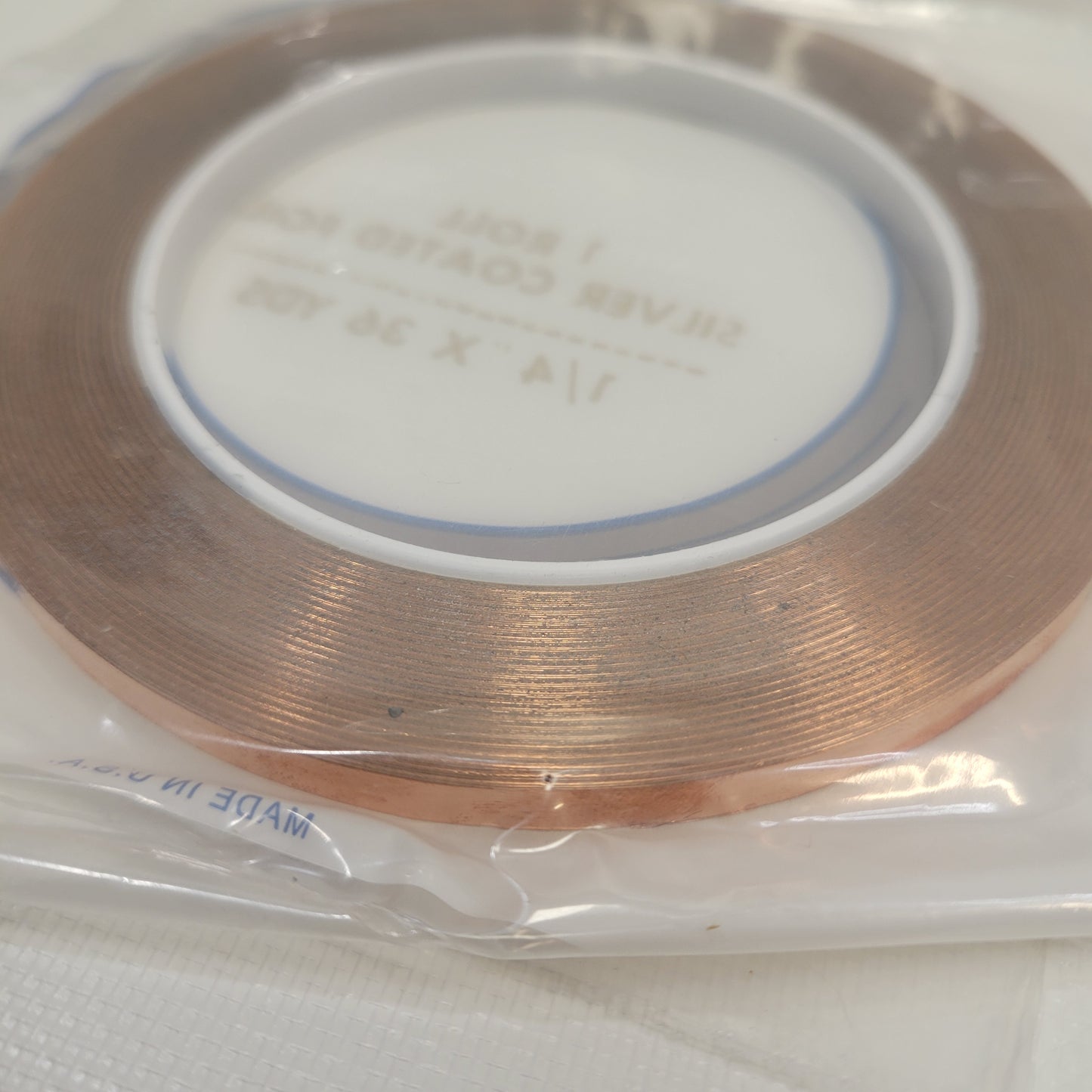 1/4" EDCO Silver Back Copper Foil Tape (36 yds)