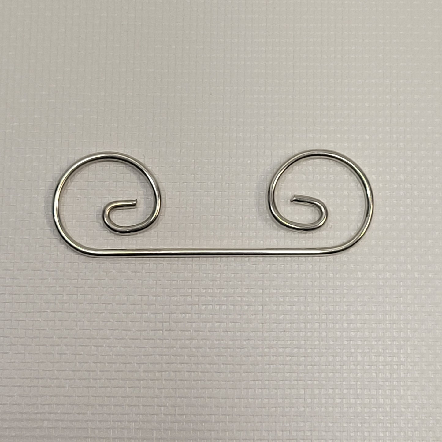 1 15/16" x 9/16" Metal Curly Q Hanger Set | 6 Pack