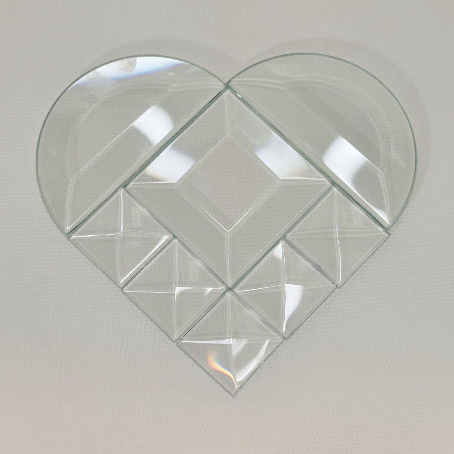 Project Kit: 5″ Multi Beveled Heart - 8 Piece