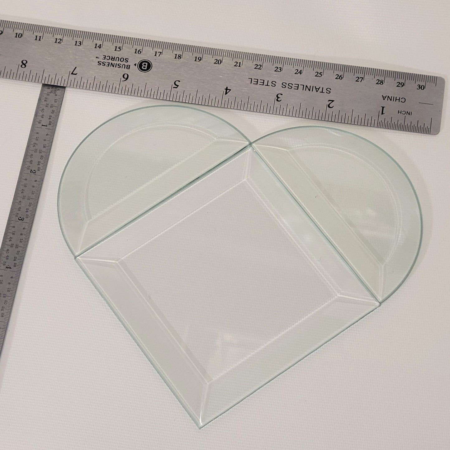 4" Half Circle Bevels (4 inch) | 10 Pack