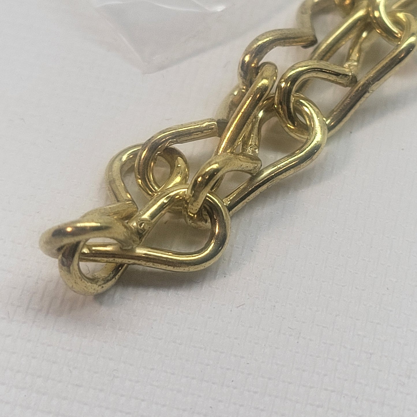 16g Brass Plated Jack Chain (5 Feet)