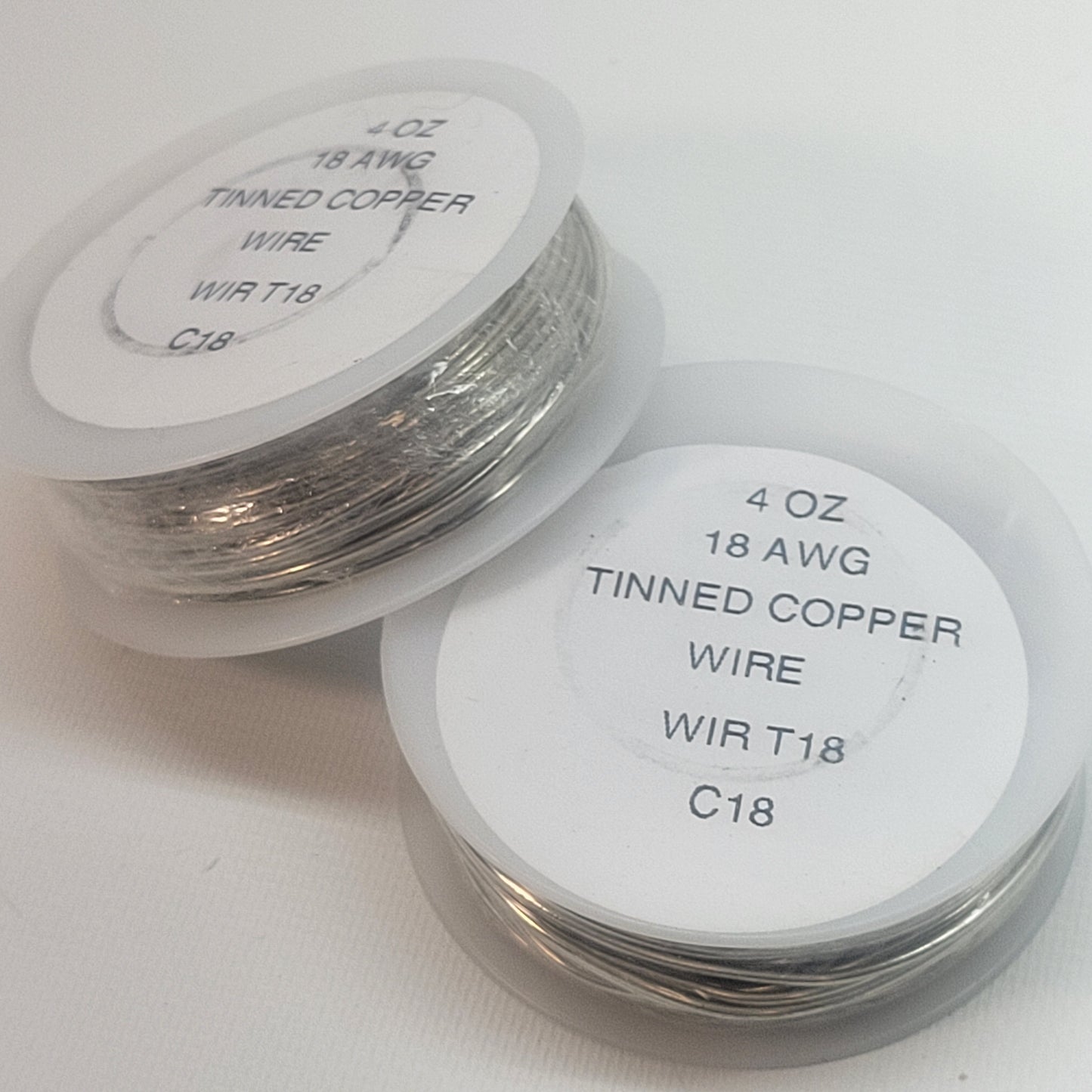 18g Tinned Copper Wire (50 feet) | 4 oz