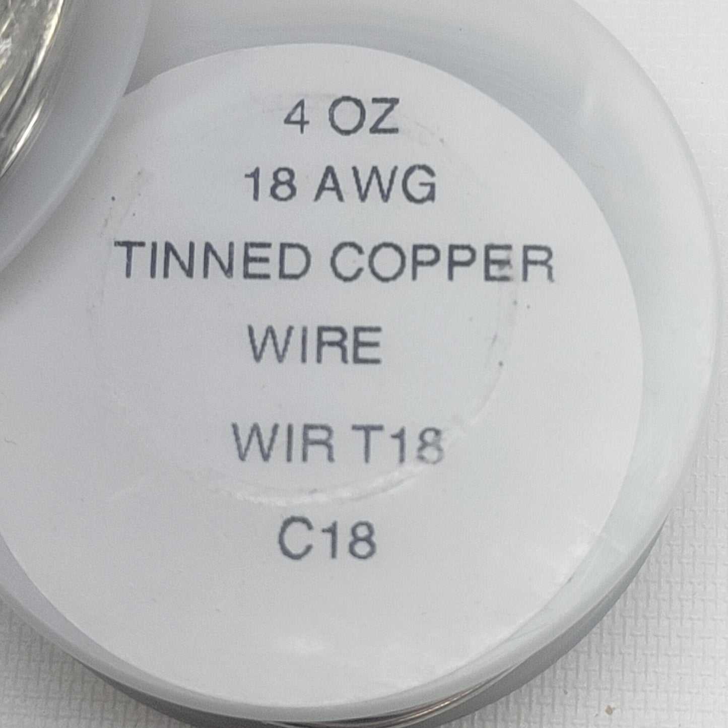 18g Tinned Copper Wire (50 feet) | 4 oz