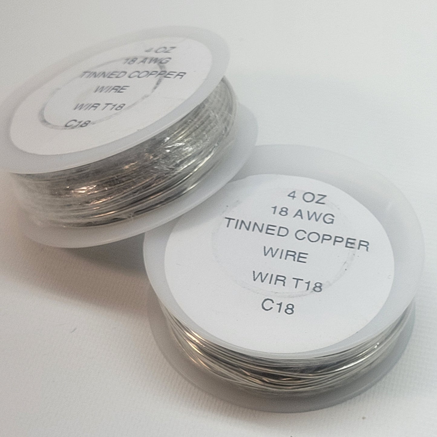 18g Tinned Copper Wire (50 feet) | 4 oz