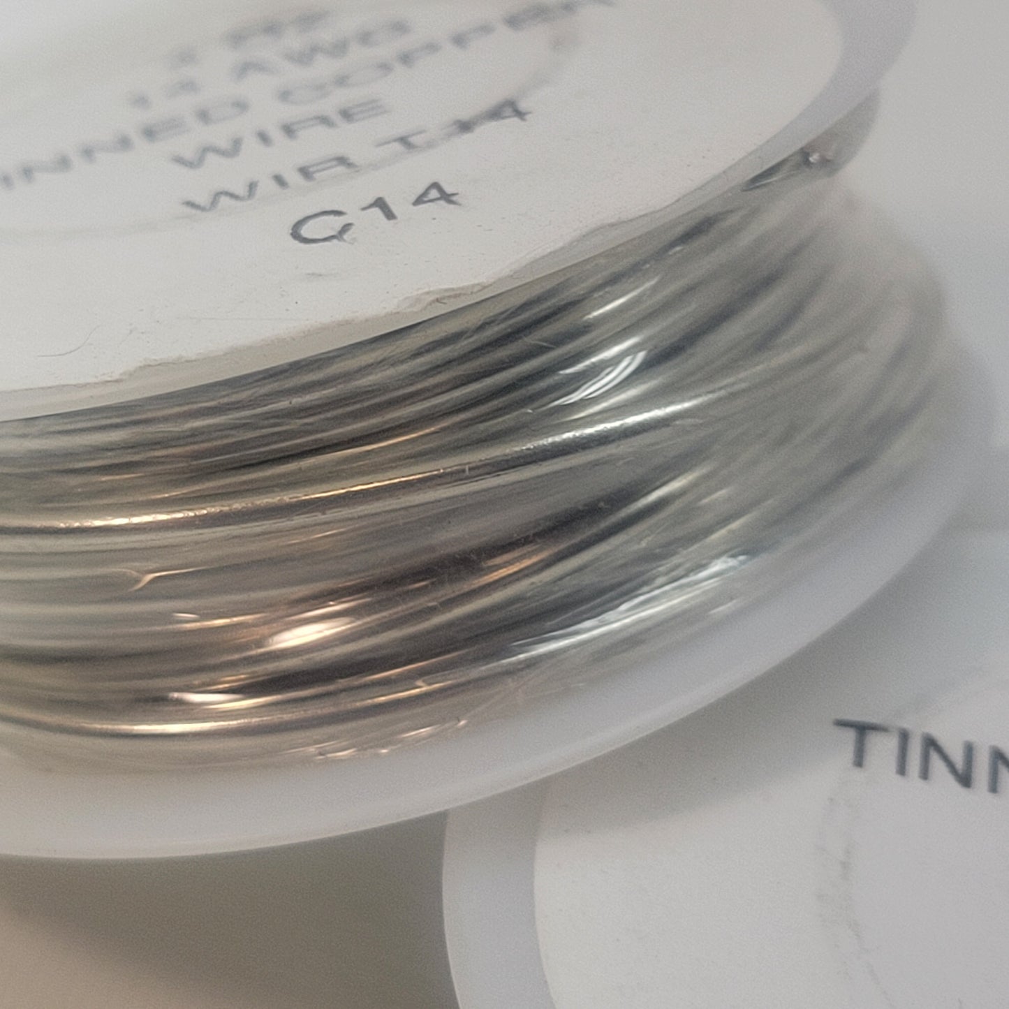 14g Tinned Copper Wire (20 feet) | 4 oz