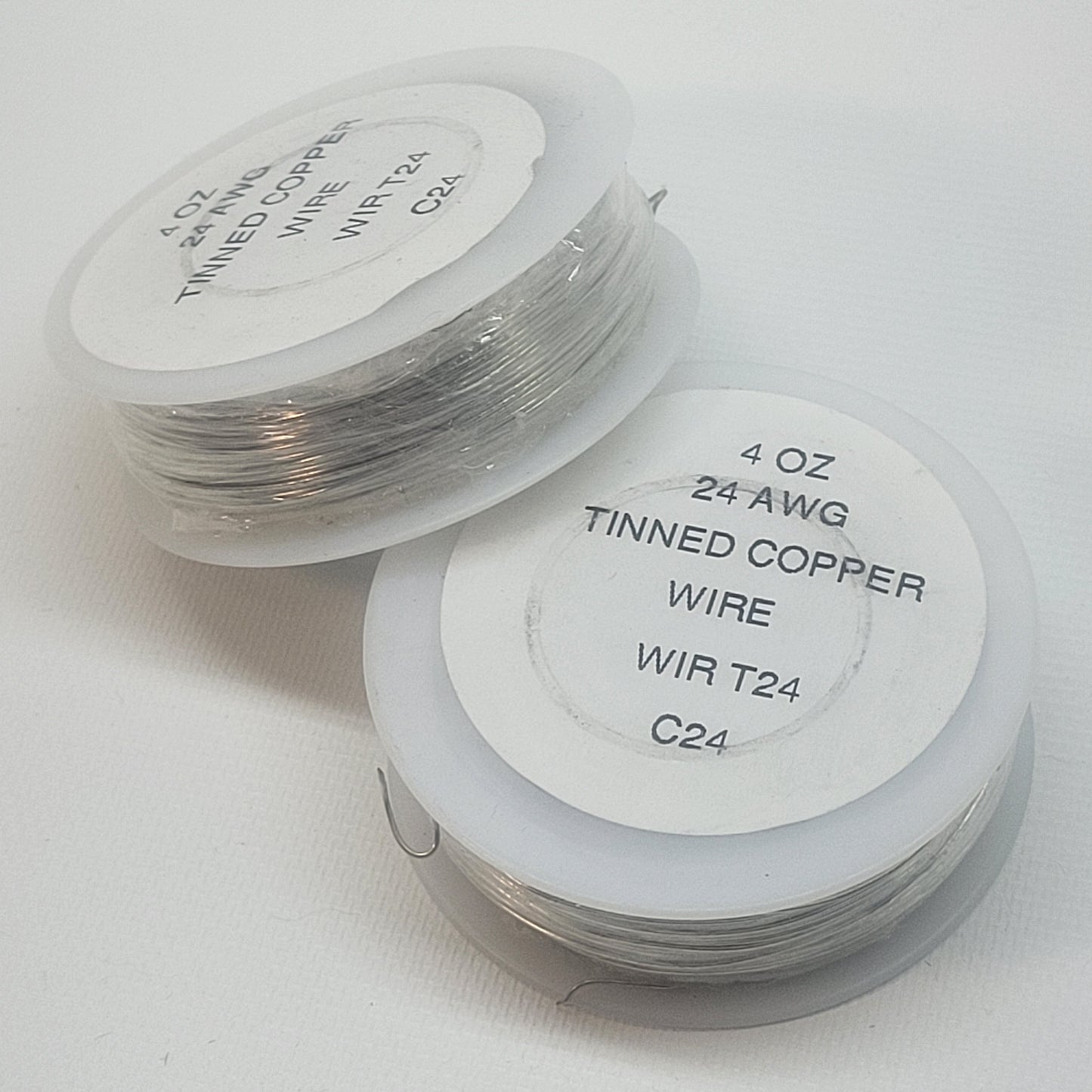 24g Ultra Thin Tinned Copper Wire (198 feet) | 4 oz