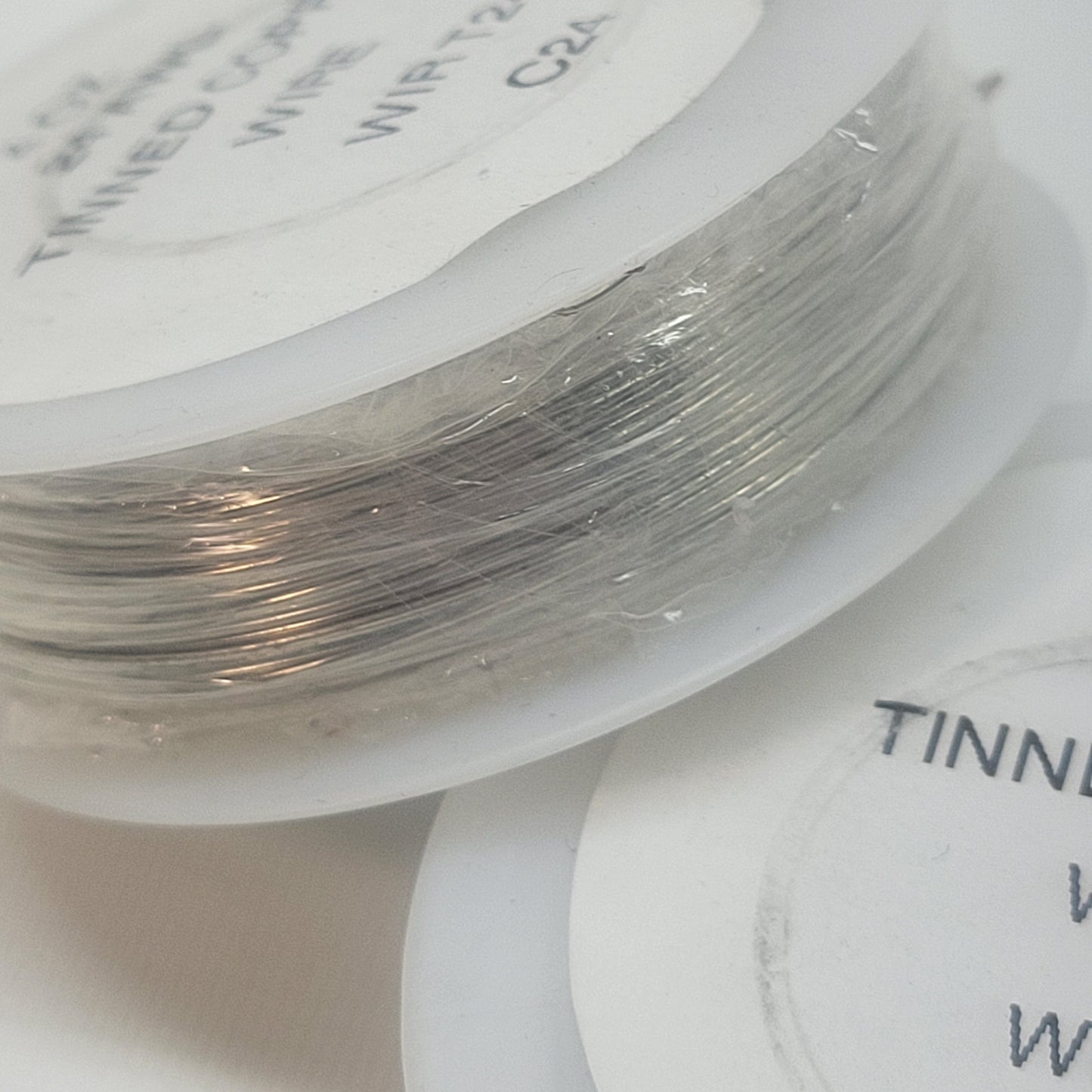 24g Ultra Thin Tinned Copper Wire (198 feet) | 4 oz
