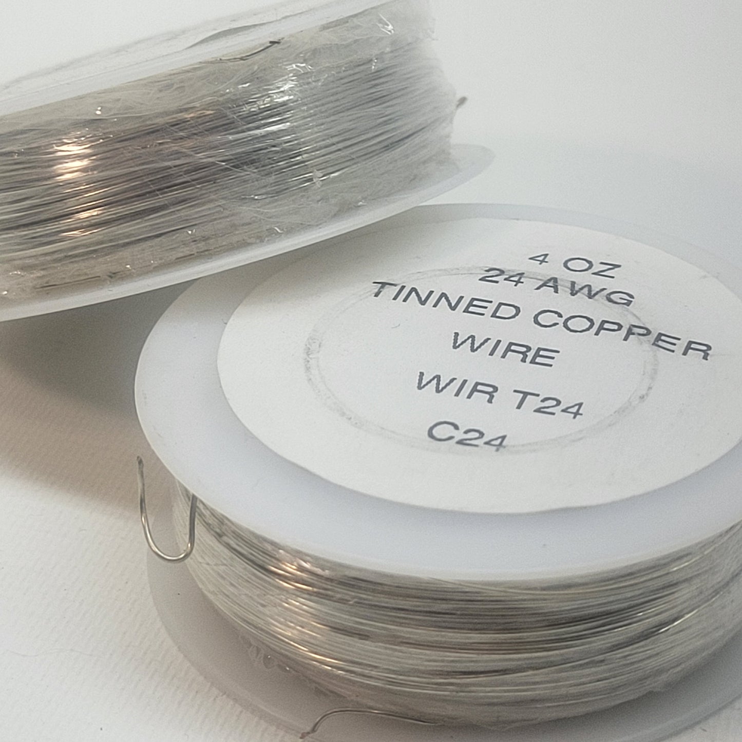 24g Ultra Thin Tinned Copper Wire (198 feet) | 4 oz