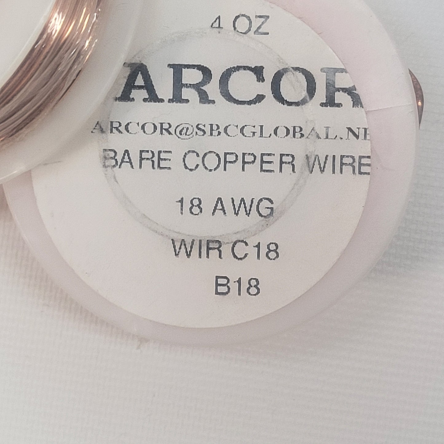 18g Copper Wire (50 ft) | 4 oz