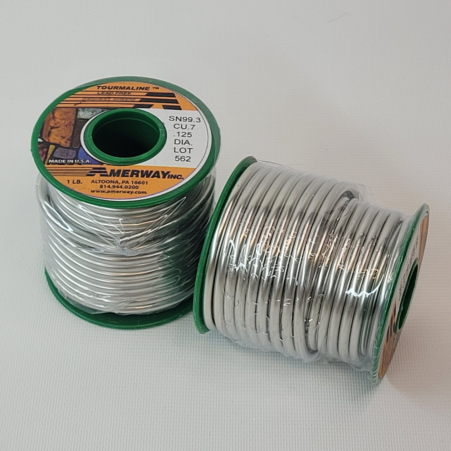 Amerway Tourmaline Lead Free Solder Roll - 1 lb (16 oz)