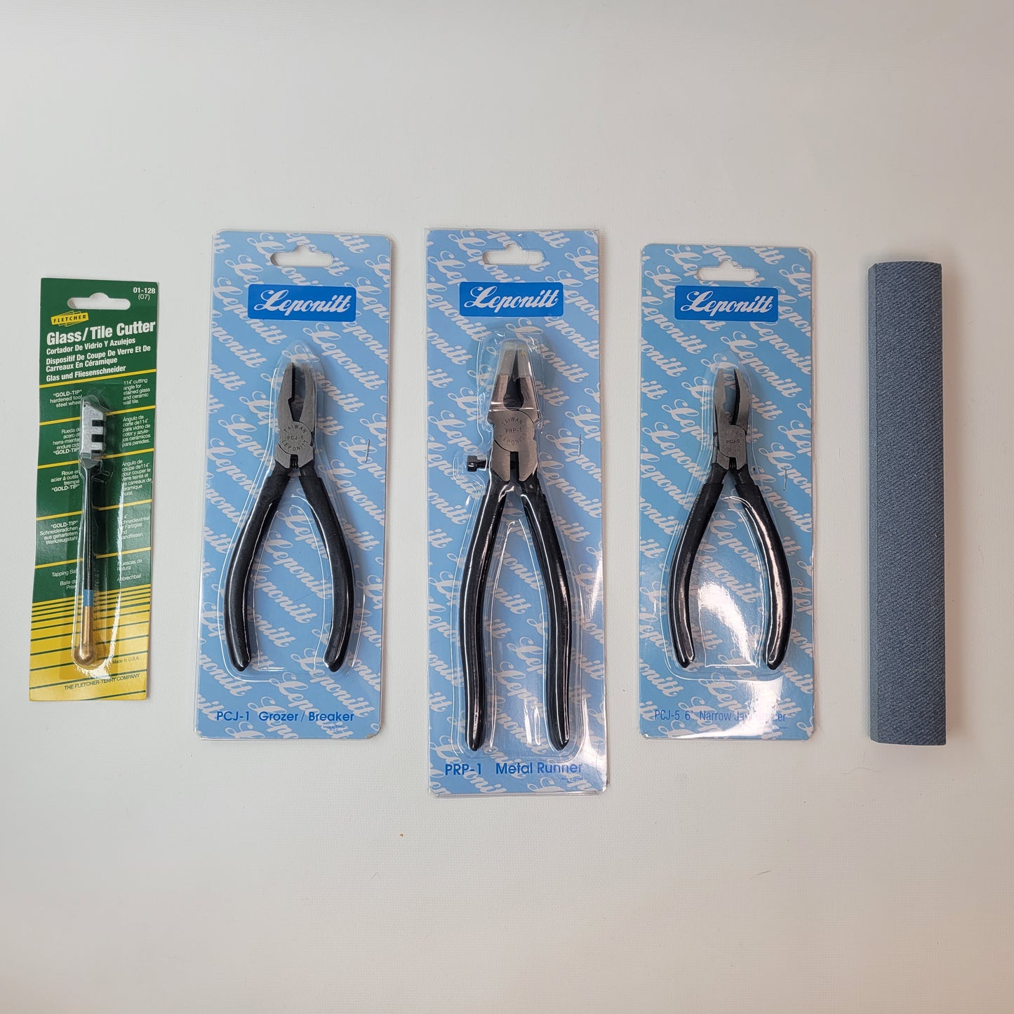 Glass Cutting & Breaking Set | 5 Pieces