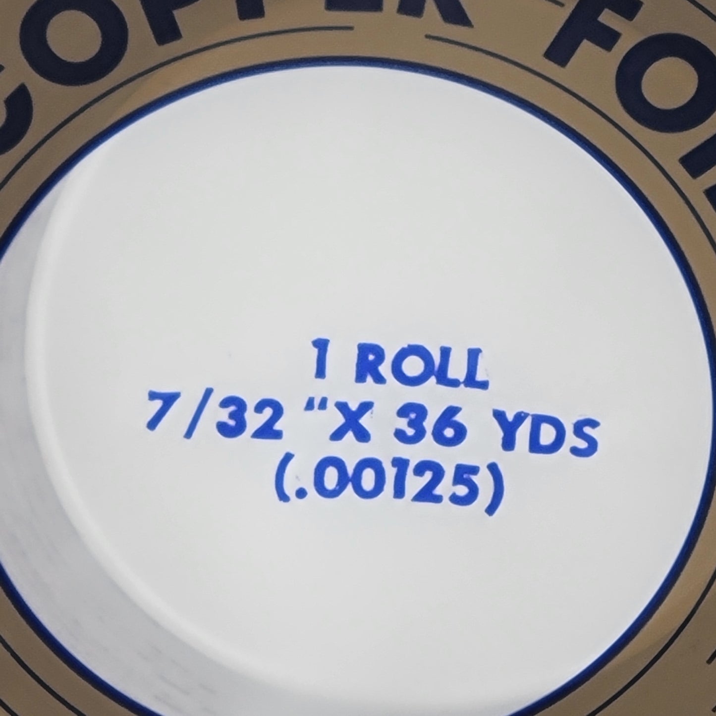 7/32" EDCO Copper Foil Tape (36 yds)