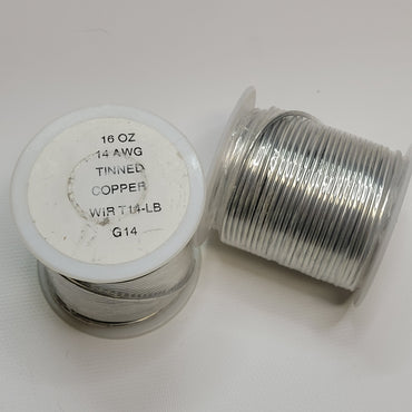 Tinned Copper Wire (14 Gauge) - 1 lb (16 oz)
