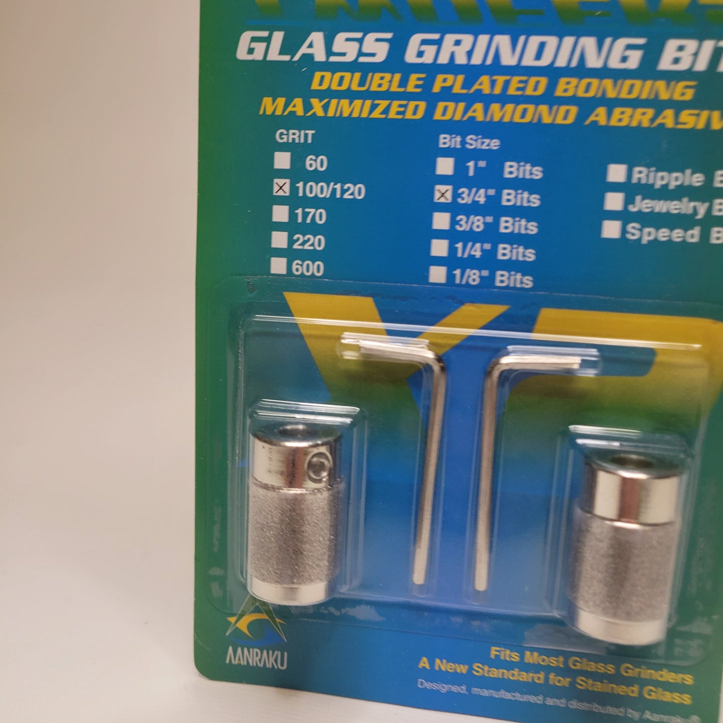 3/4" Aanraku Twofers Glass Grinding Bits (Standard Grit)