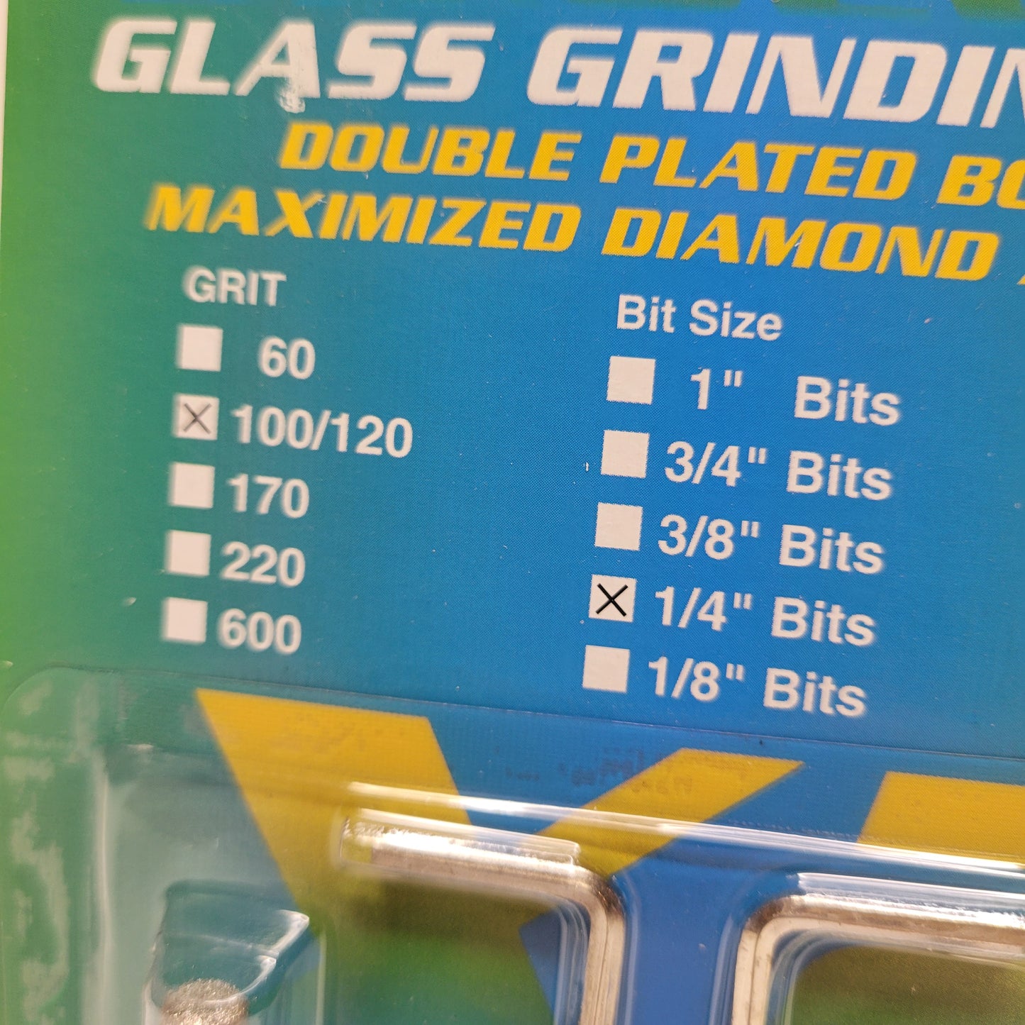 1/4" Aanraku Twofers Glass Grinding Bits (100/120 Grit)