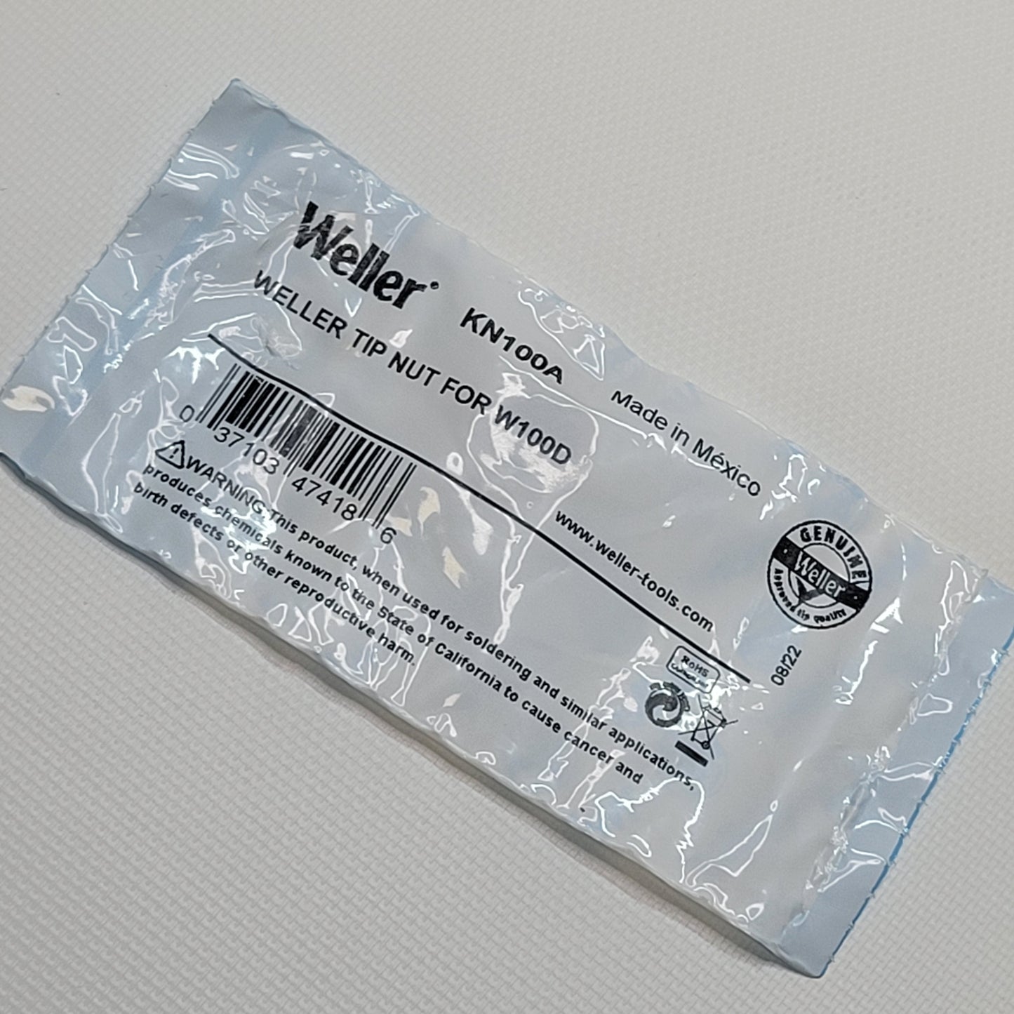 Weller W100PG Knurled Nut Replacement