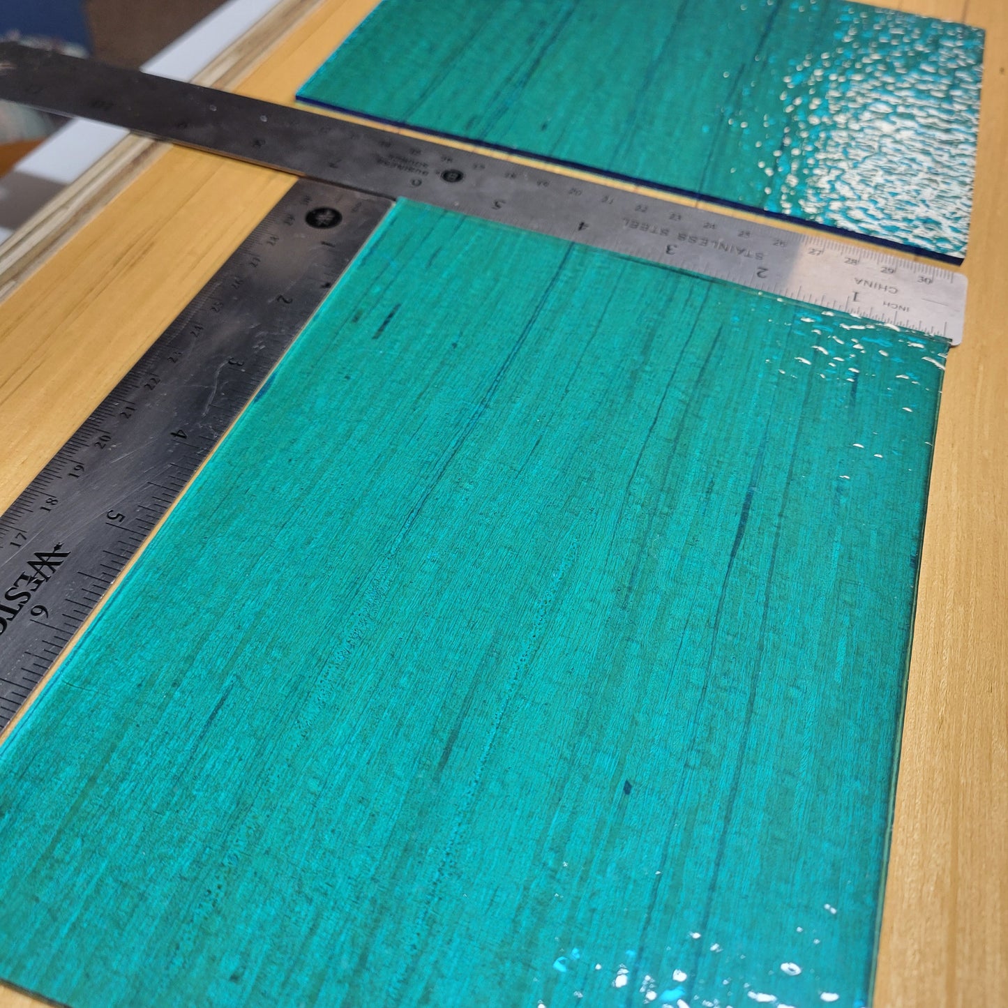 Tahitian Blue Stained Glass - 2 Sheet Packs | 2 Size Options