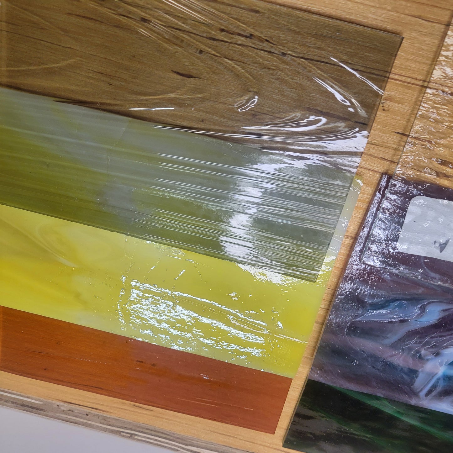 6 Piece Stained Glass Variety Pack - 4x6 inch pieces
