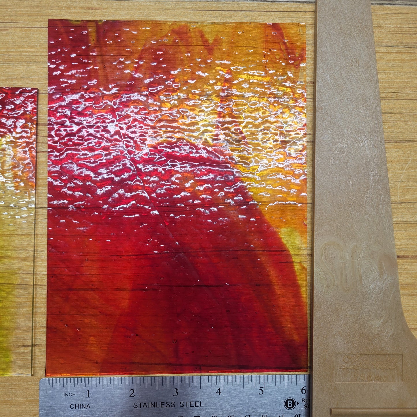 Saffron Classic - Wissmach Stained Glass - 2 Sheets (6"x8")