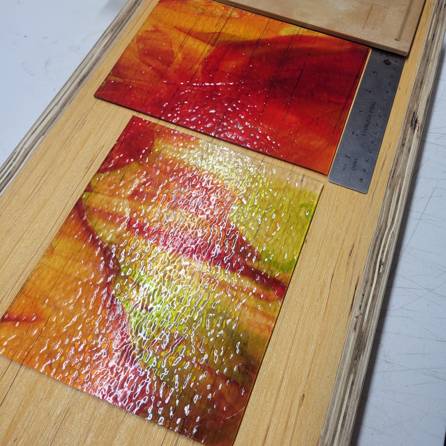 Saffron Classic - Wissmach Stained Glass - 2 Sheets (6"x8")
