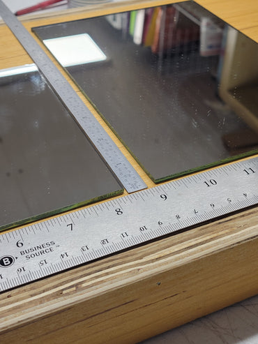 Mirror Glass Sheets- 2 Sheets (6"x8")