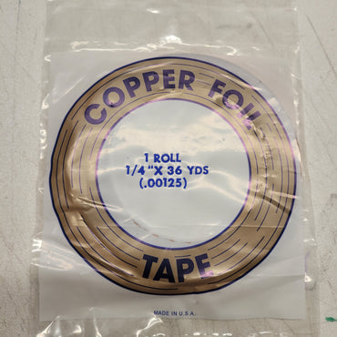 1/4" EDCO Copper Foil Tape (36 yds)