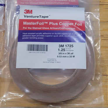 CLEARANCE 3M Venture Tape 1/2" Copper Foil | Lot of 5 Rolls