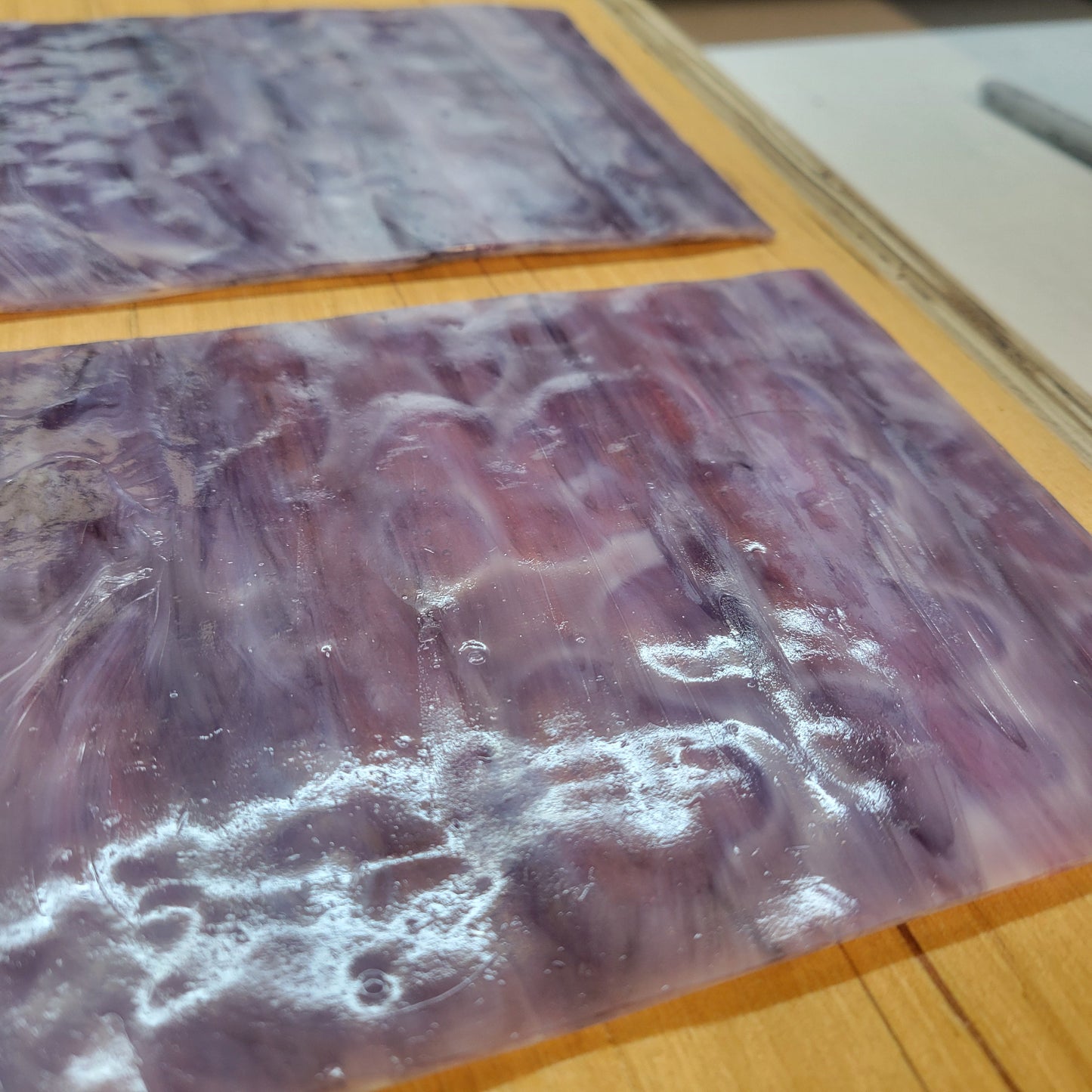 Neo Mix Pink Purple Streaky Wissmach Stained Glass | 2 Sheets - 2 Size Options