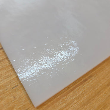 White Wissmach 96 COE Fusible Stained Glass - 2 Sheet Packs | 2 Size Options