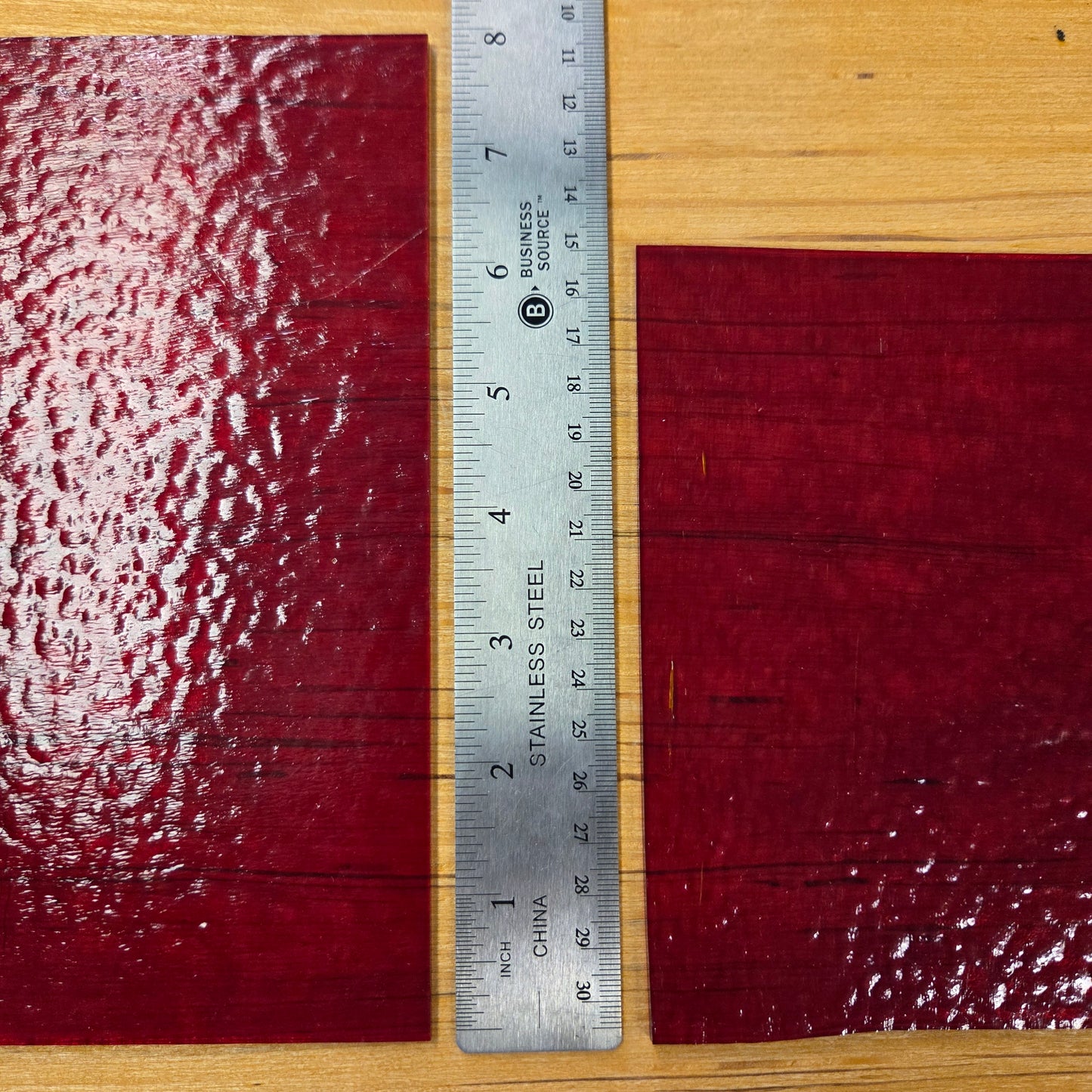 Scarlet Red Classic Transparent Stained Glass - 2 Sheet Packs | 2 Size Options
