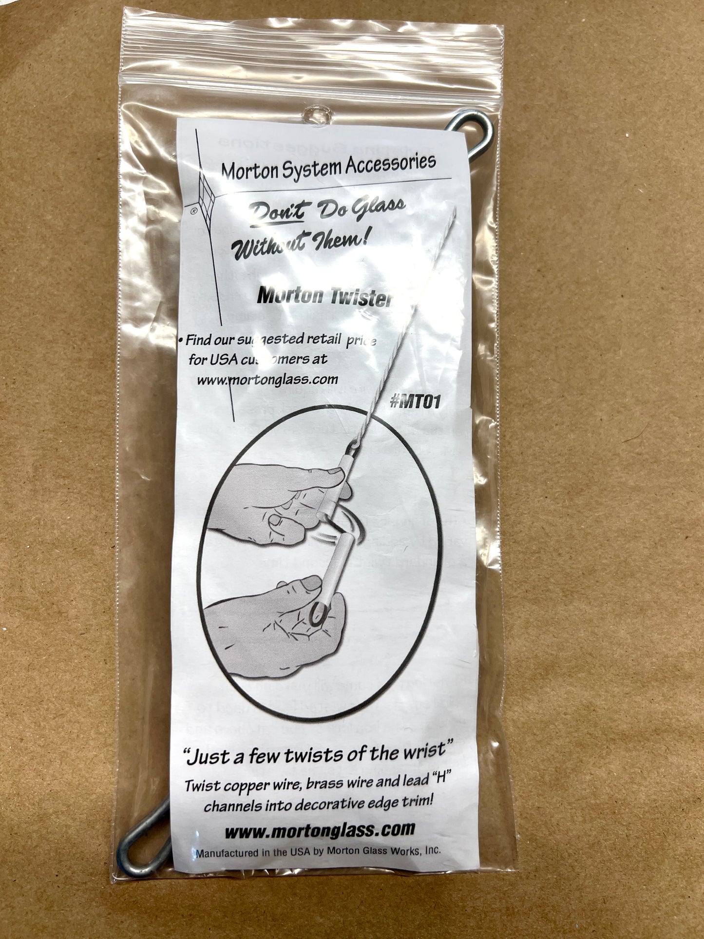 Morton's Twister Tool - Twists Wire & Lead Came