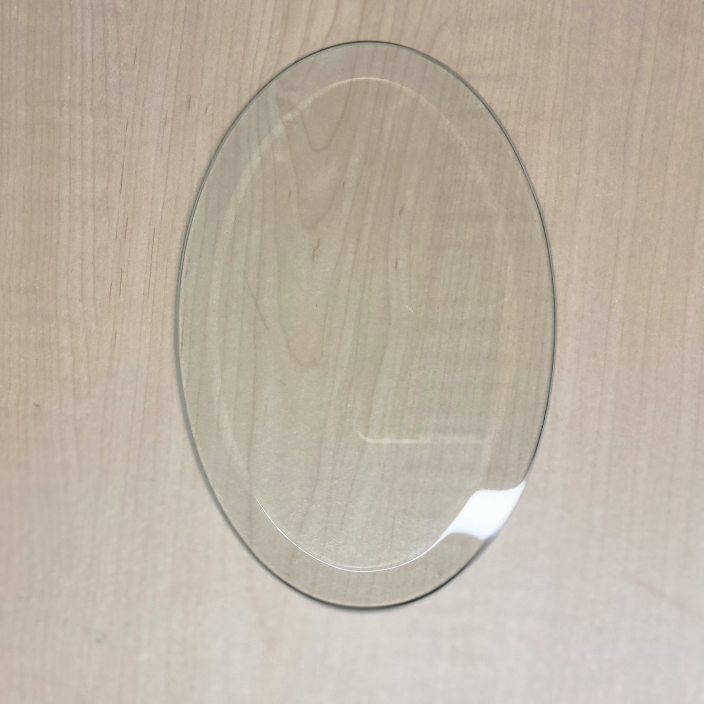 4"x6" Clear Bevel Oval (4 inch x 6 inch) | 4 Pack