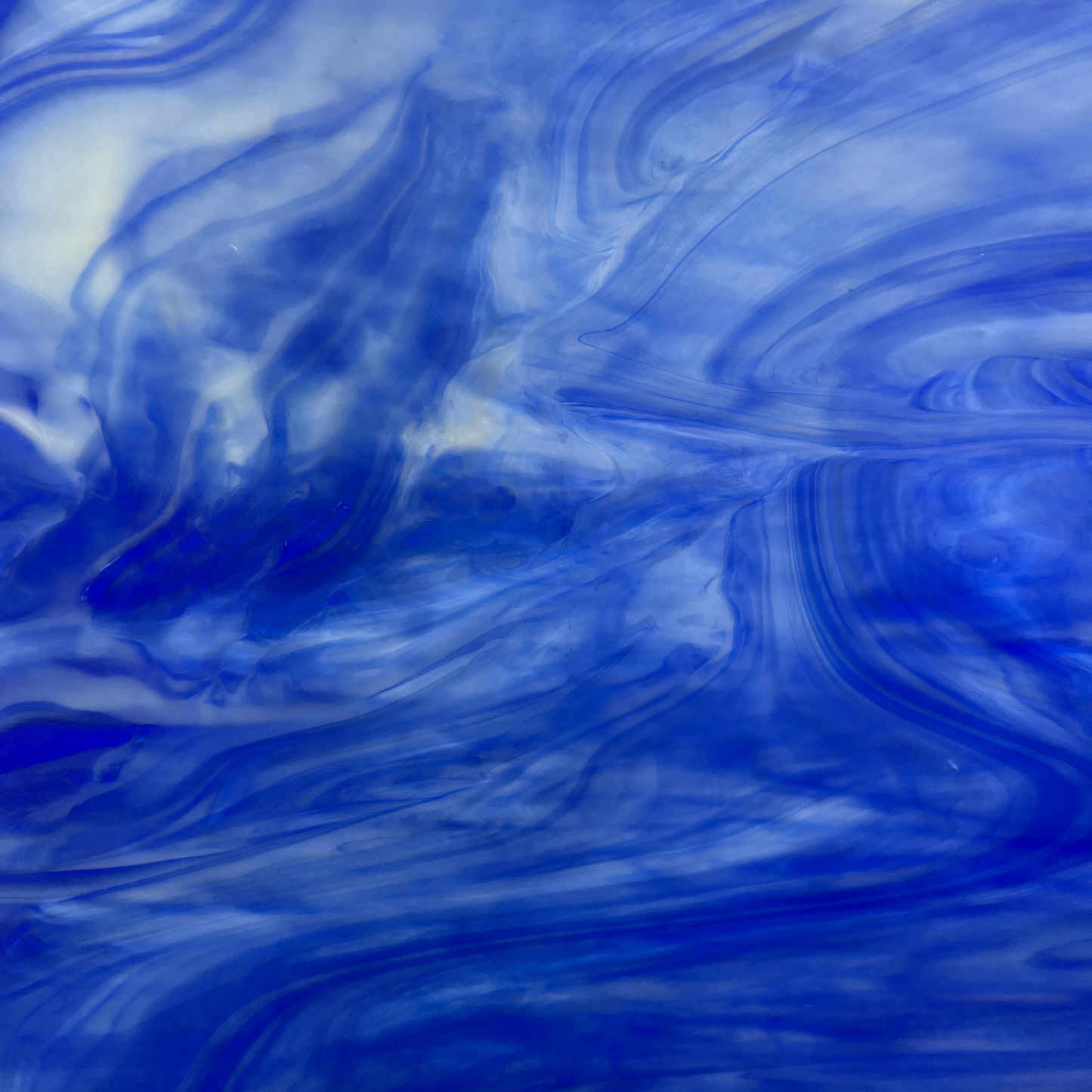 Blueberry - Blue Opal Wispy Stained Glass – Wissmach - 2 Sheets