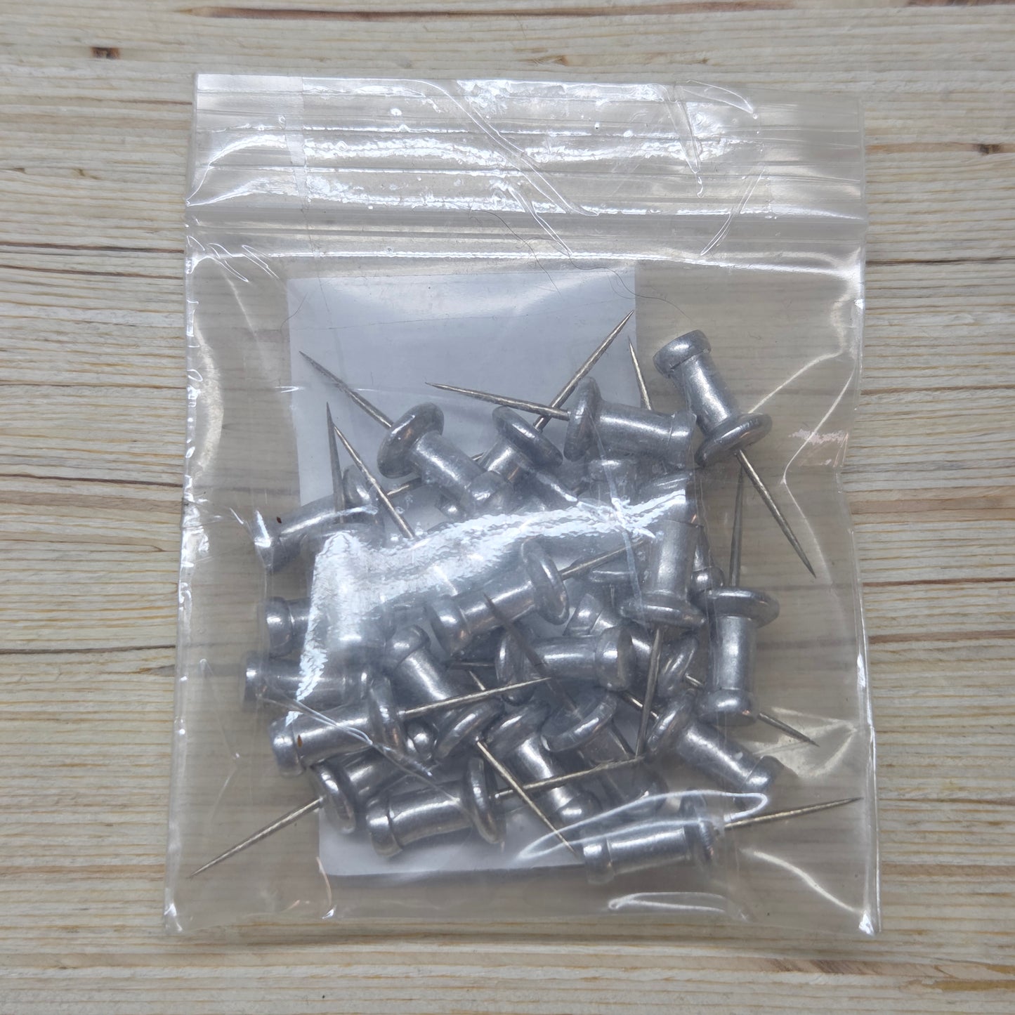 Leponitt 5/8" Steel Point Aluminum Push Pins | 25 or 100 Pack