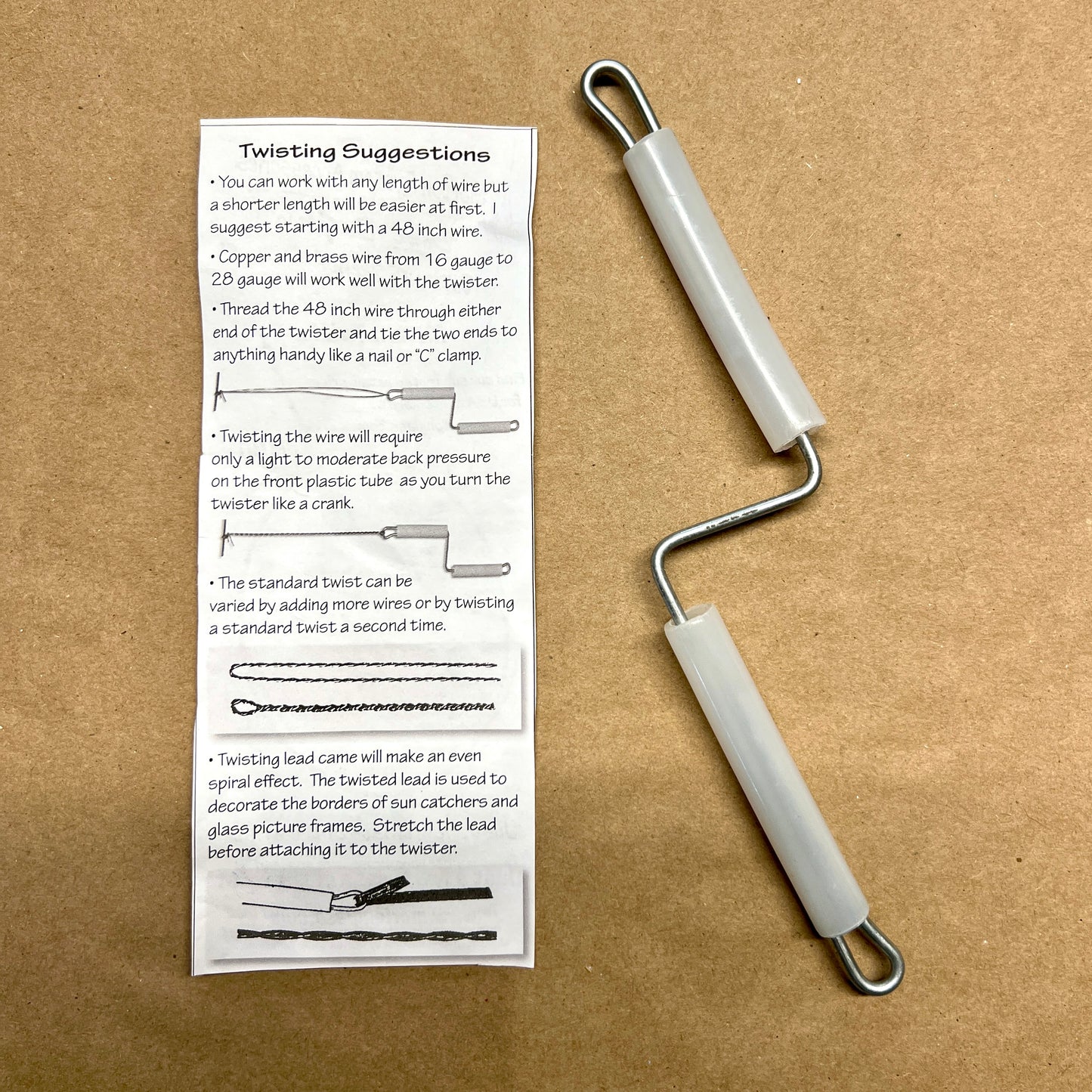 Morton's Twister Tool - Twists Wire & Lead Came