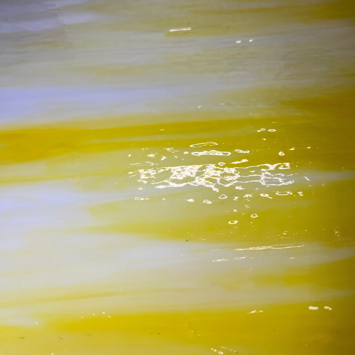 Cadmium Yellow - Olive Oil Stained Glass – Wissmach - 2 Sheets