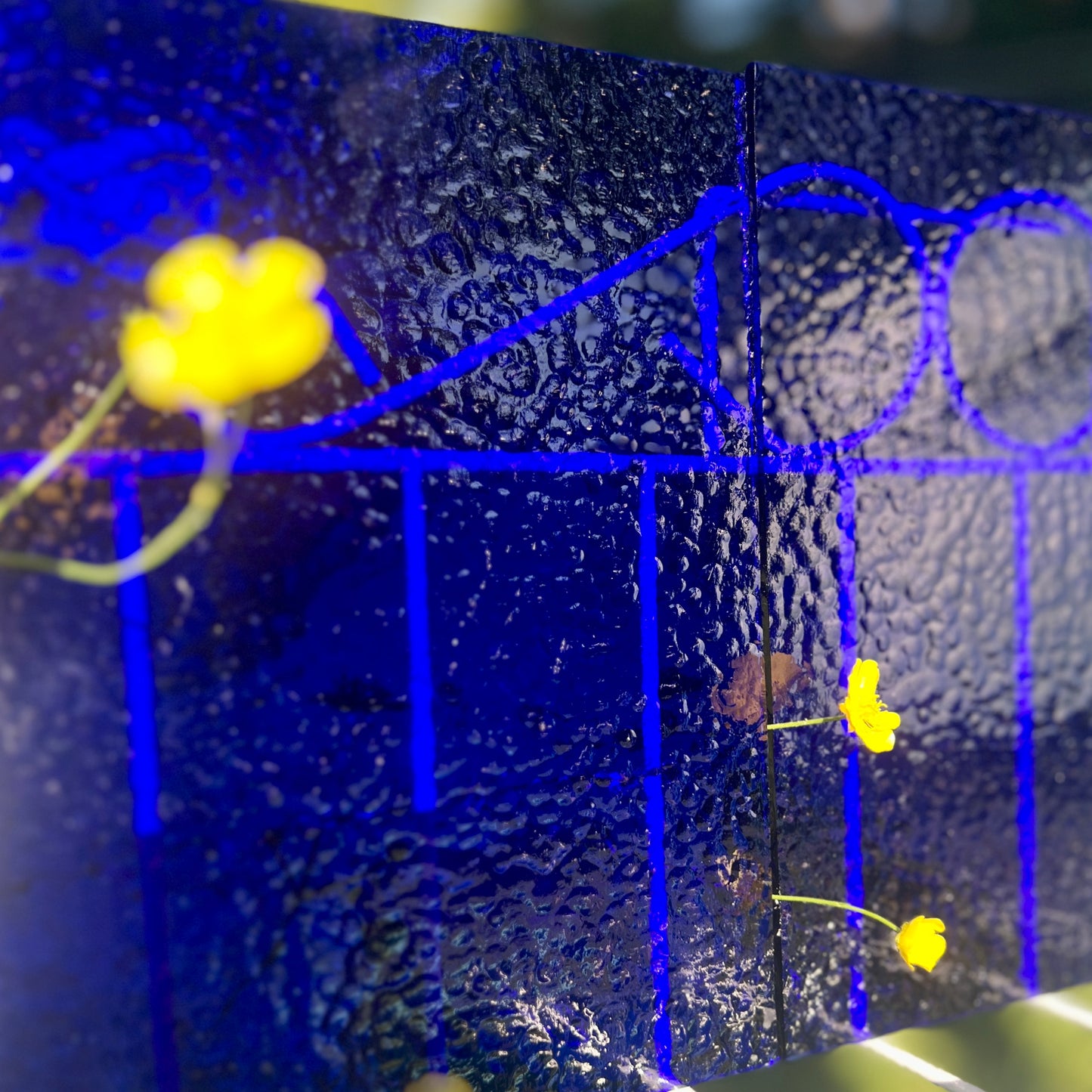 Cobalt Blue Classic Wissmach Stained Glass - 2 Sheet Packs | 2 Size Options