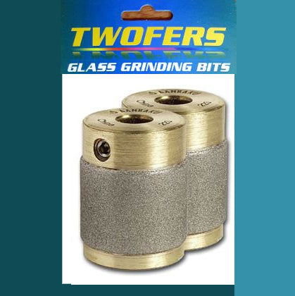 Aanraku Twofers -  1" Grinder Bits  - FINE 220 Grit // INCLUDES 2 BITS // fits most grinders