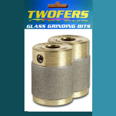 Aanraku Twofers -  1" Grinder Bits  - FINE 220 Grit // INCLUDES 2 BITS // fits most grinders