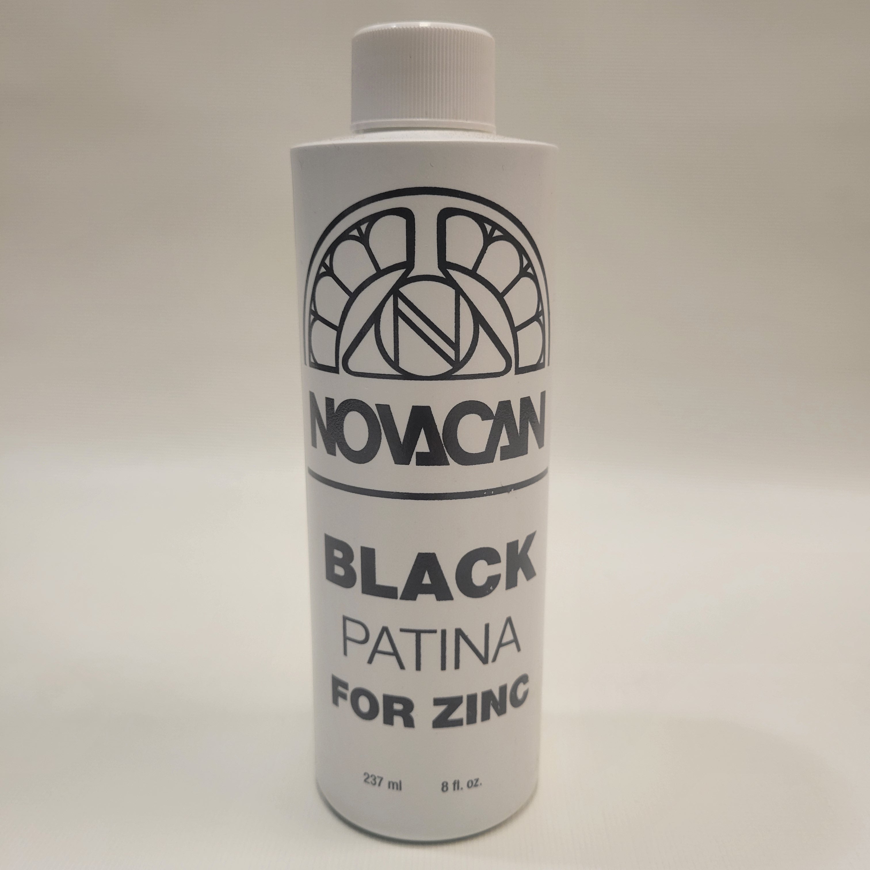 Novacan Black Patina for Zinc (8 oz)