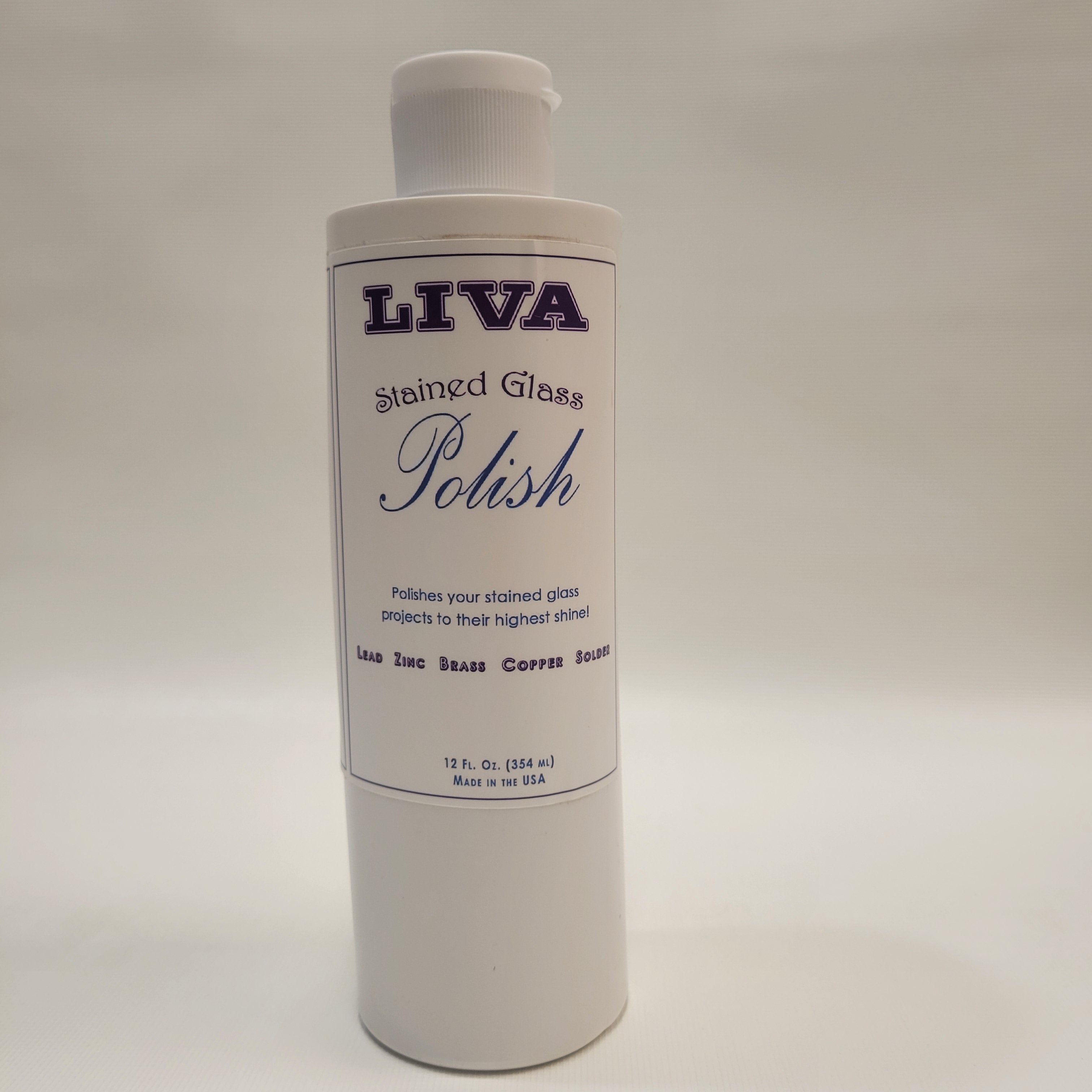 Liva Finishing Compound Wax - Metal Polish (12 oz. Bottle)