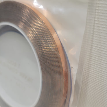 EDCO 7/32" Copper Foil Tape, Silver Back - 36 yds