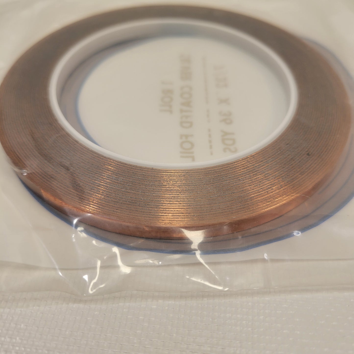 EDCO 7/32" Copper Foil Tape, Silver Back - 36 yds