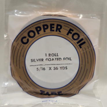 5/16" EDCO Silver Back Copper Foil Tape (36 yds)