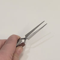 4 5/8" Reverse Clamp Tweezers w/ Fiber Grip Handle