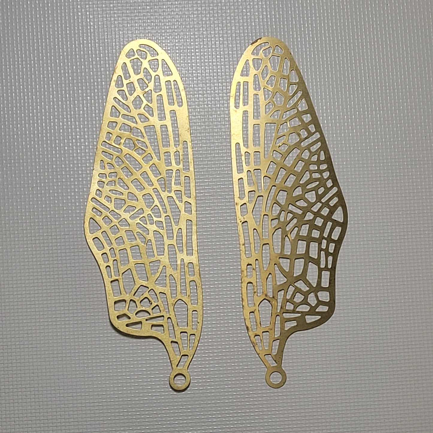 Dragonfly Wing Brass Filigree | 1 Set (4 wings) or 6 Sets (24 wings)